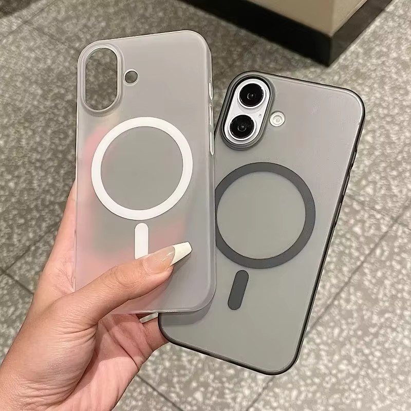 Clear Shockproof Bumper Case - Прозрачный матовый чехол для iPhone 17,