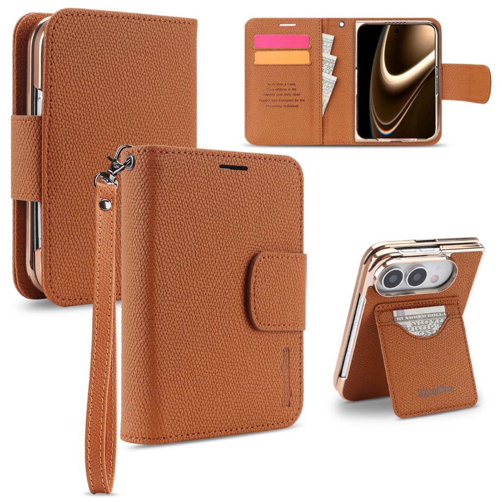Leather Wallet Card Holder Phone Cover - Чехол-кошелек 2-в-1 для iPhone с отсоединяемым