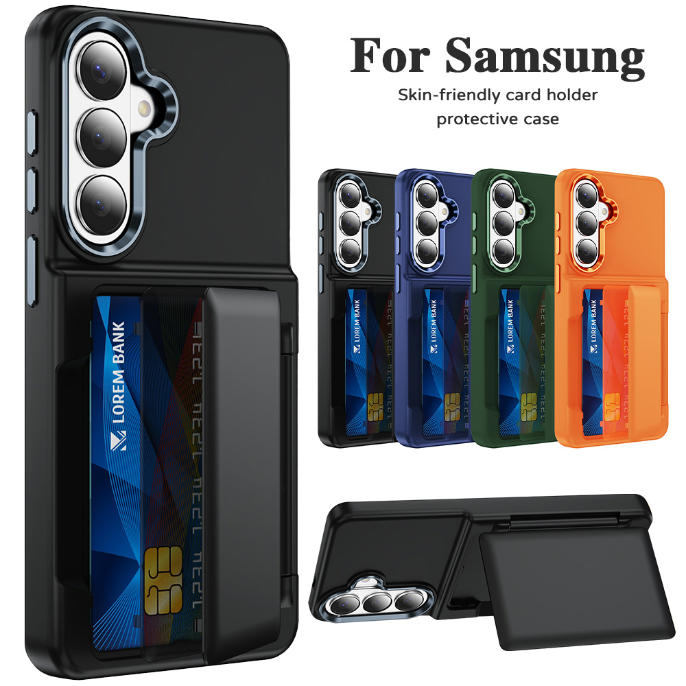 Leather Wallet Card Holder Phone Cover - Новый чехол-бумажник для Samsung Galaxy S26
