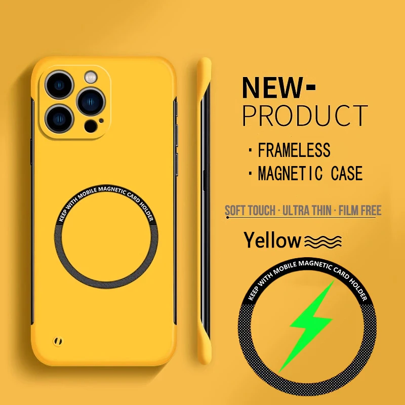 Магнитный безрамный чехол для  – обзор и цена Ultra Thin Frameless Phone Cover
