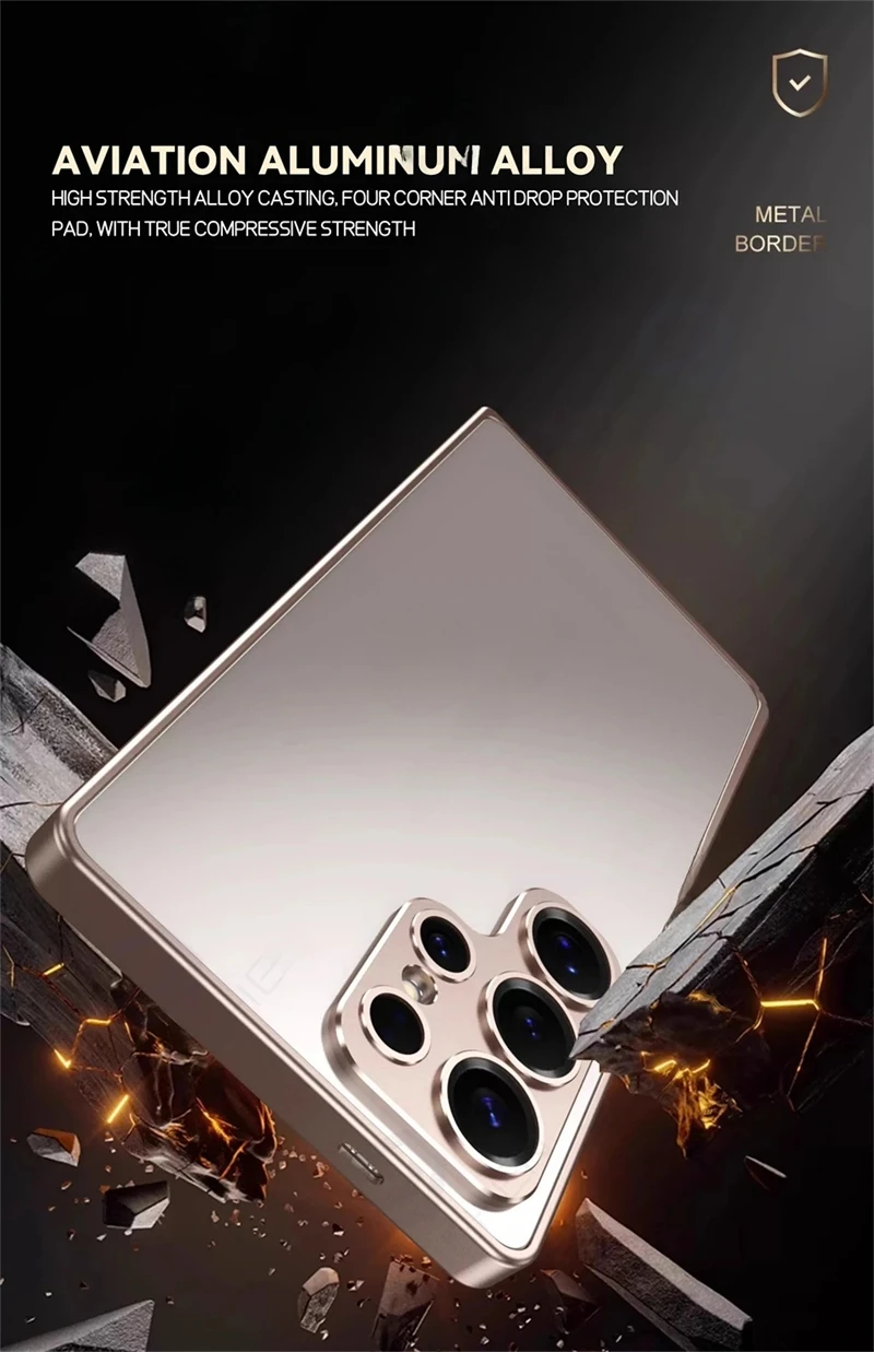 Чехол-бампер из алюминиевого с – обзор и цена Metal Bumper Aluminum Frame Case