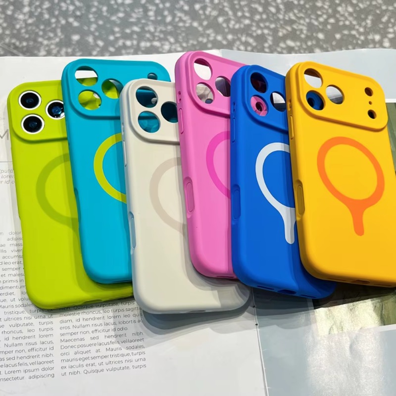 Жидкий силиконовый чехол с маг – обзор и цена Liquid Silicone Magnetic Phone Case