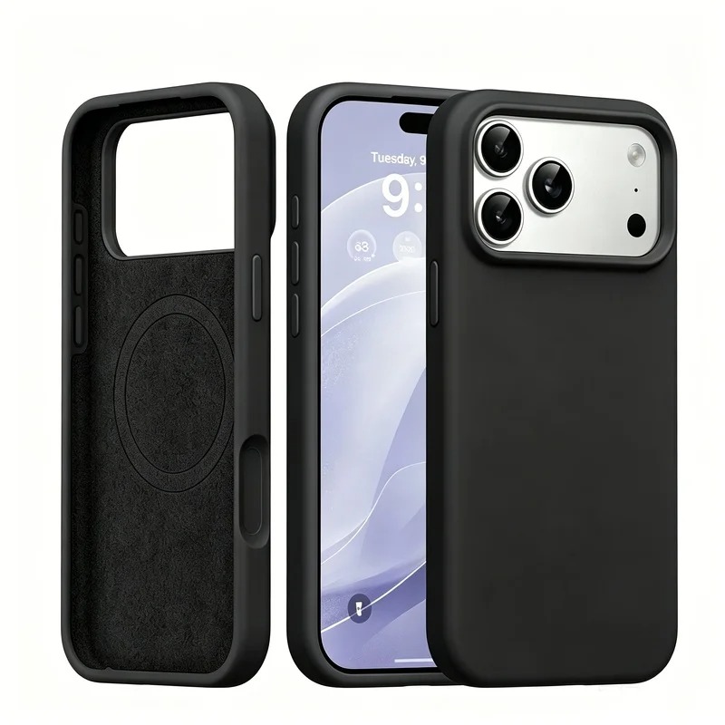 Магнитный чехол из жидкого сил – обзор и цена Liquid Silicone Magnetic Phone Case