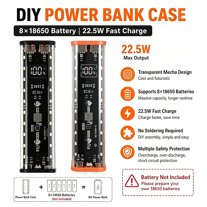 Корпус для пауэрбанка с портом – обзор и цена Power Banks